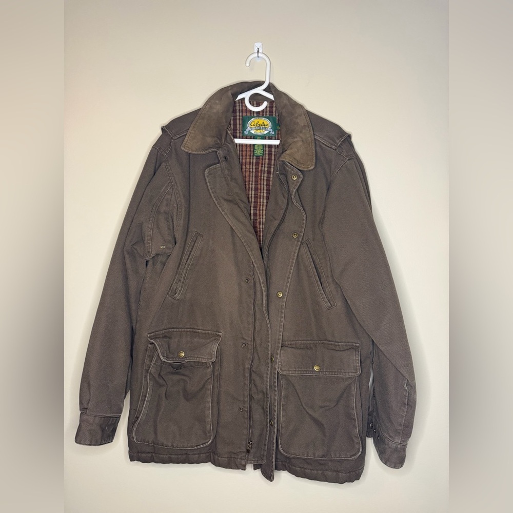 Cabela's Vintage Dark Brown Men's Field Jacket